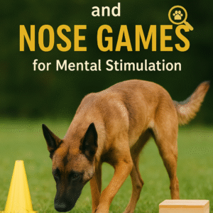 Scent Work and Nose Games for Mental Stimulation Enrichment & Training Guide for Belgian Malinois